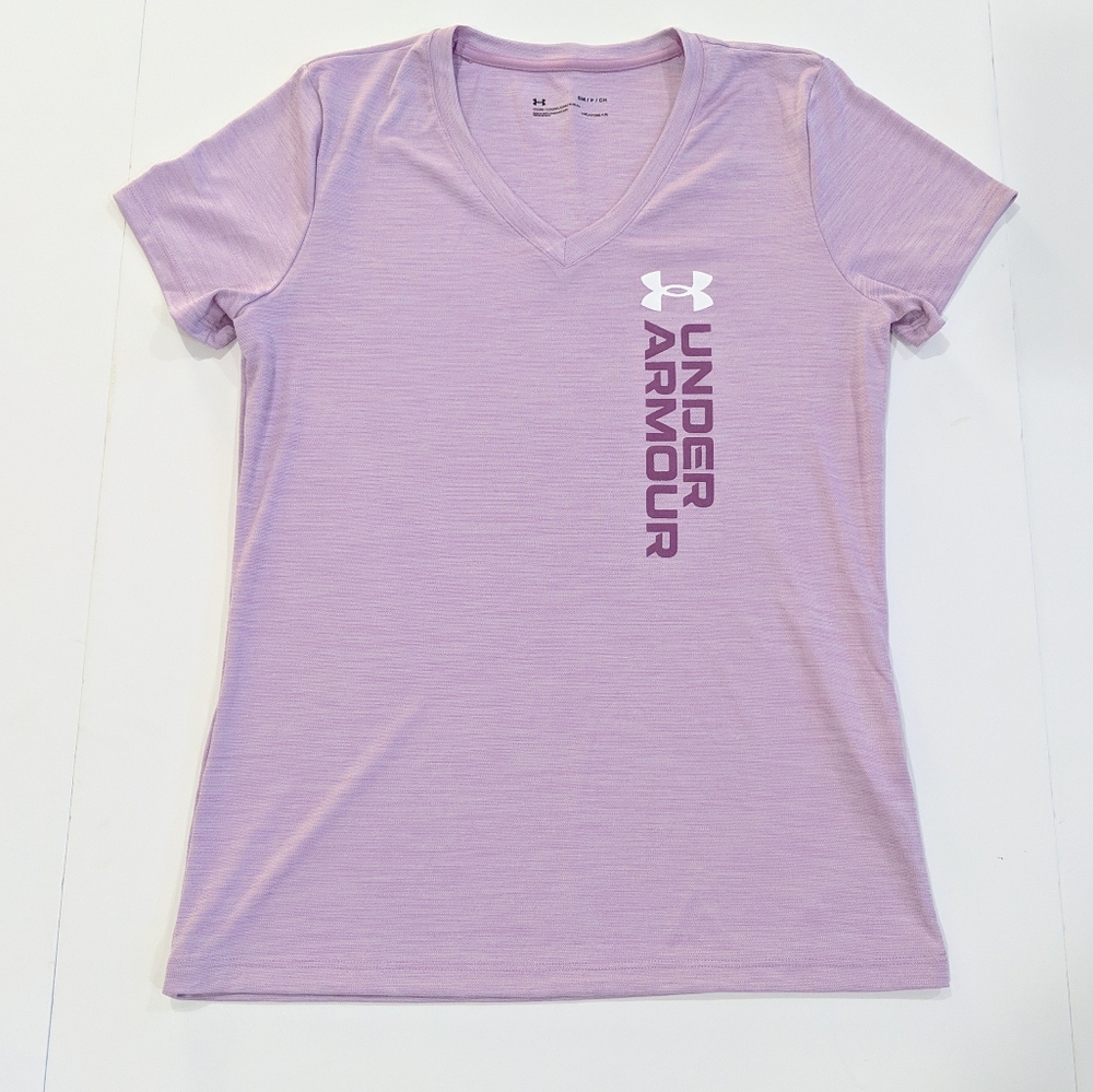 Under Armour Heatgear Short Sleeve V-neck Shirt Loose Fit